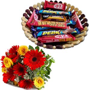 Chocolate W/ Flower