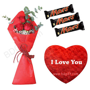 Roses, Mars W/ Comfort pillow