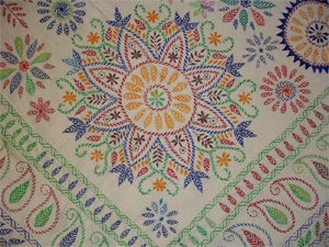 Aarong white Nakshi Katha